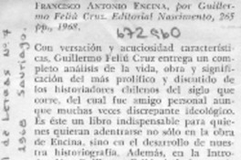 Francisco Antonio Encina.