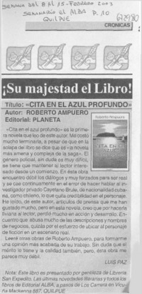 "Cita en el azul profundo"