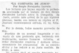 La compañía de Jesús".