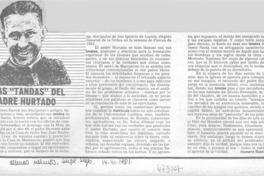 Las "Tandas" del Padre Hurtado