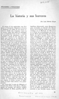La historia y sus horrores