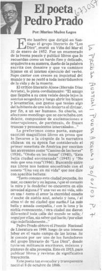 El poeta Pedro Prado