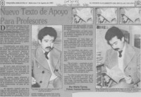 Nuevo texto de apoyo para profesores