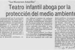 Teatro infantil aboga por la protección del medio ambiente.