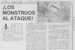 ¡Los monstruos al ataque!
