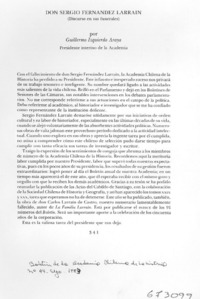 Don Sergio Fernández Larraín