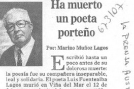Ha muerto un poeta porteño