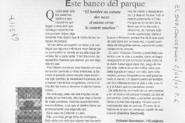 Este banco del parque