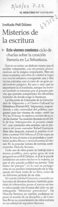 Misterios de la escritura.