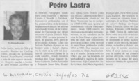 Pedro Lastra