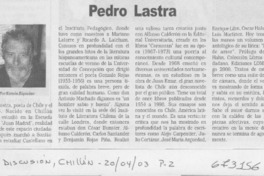 Pedro Lastra