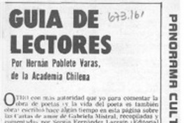 Guía de lectores