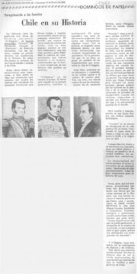 Chile en su historia.