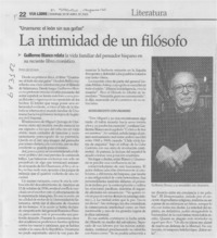 La intimidad de un filósofo