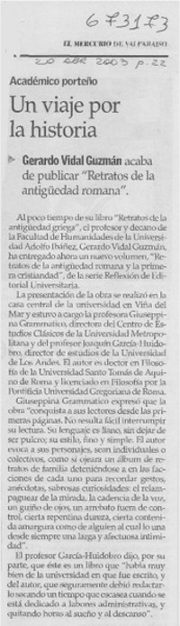 Un Viaje por la historia.