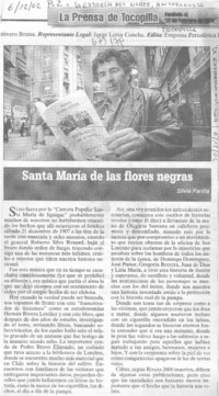 Santa María de las flores negras
