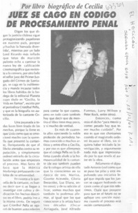 Juez se cagó en el código de procesamiento penal.