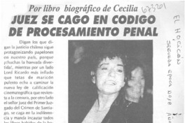 Juez se cagó en el código de procesamiento penal.