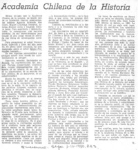 Academia Chilena de la Historia
