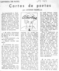 Cartas de poetas