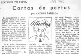 Cartas de poetas