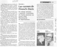 Las razones de Ffrench-Davis