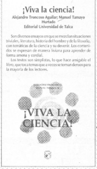 ¡Viva la ciencia!