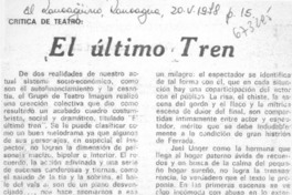 El útlimo tren
