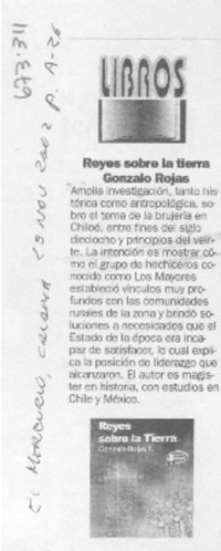 Reyes sobre la tierra.