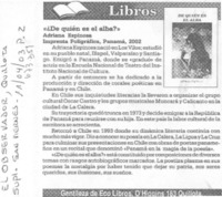 ¿De quién es el alba?