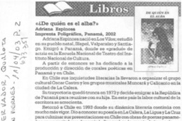 ¿De quién es el alba?