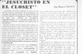 Jesucristo en el closet"