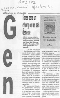 Flores para un cyborg en un país demente.