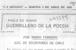 Pablo de Rokha: guerrillero de la poesía