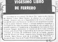 Vigésimo libro de Ferrero