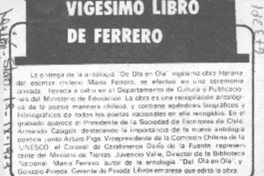 Vigésimo libro de Ferrero