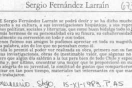 Sergio Fernández Larraín