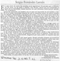 Sergio Fernández Larraín