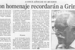 Con homenaje recordarán a Grimaldi