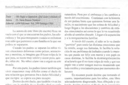 Mis papás se separaron ¿qué siento y entiendo yo?