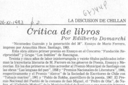 Cítica de libros