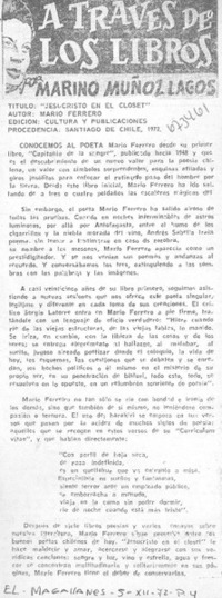 Jesucristo en el closet"