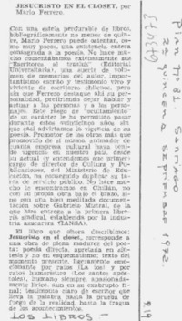 Jesucristo en el closet.