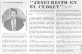 Jesucristo en el closet
