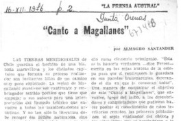 Canto a Magallanes