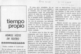 Hemos visto en teatro