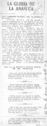 La gloria de la añañuca