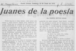 Juanes de la poesía