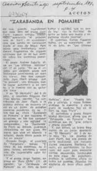 Zarabanda en Pomaire.