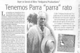 Tenemos Parra "parra" rato.